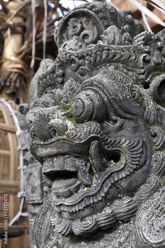 Dämonenstatue Bali