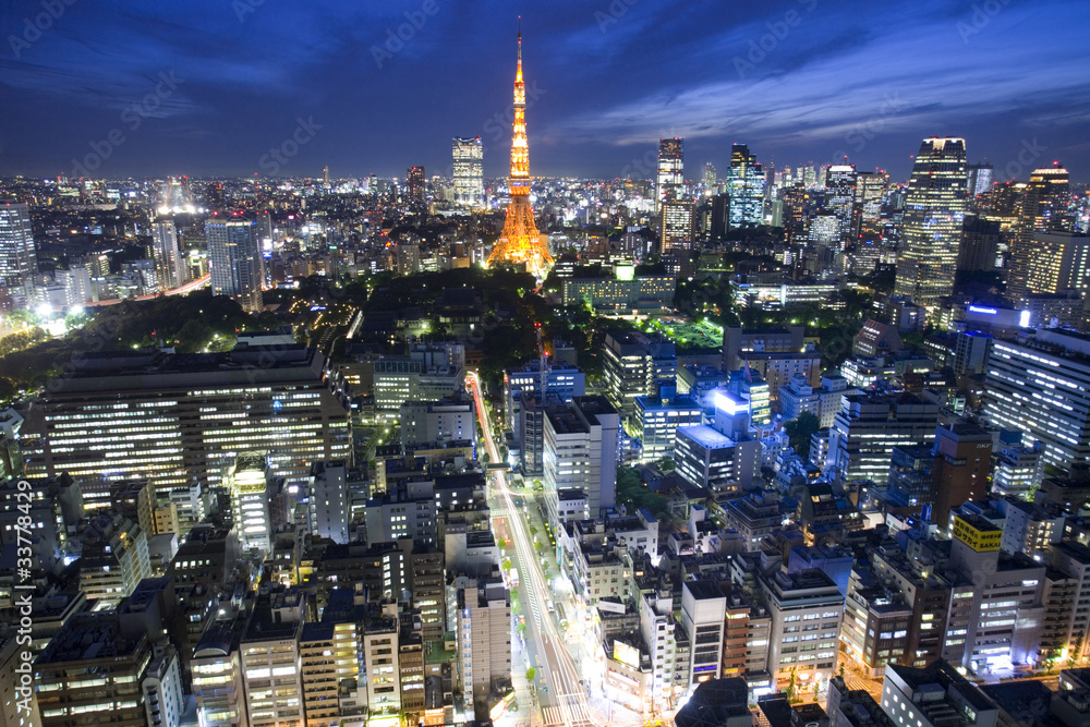 Naklejka premium 東京タワー