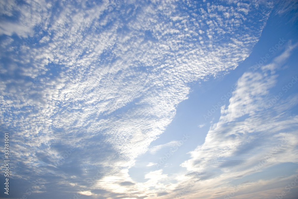 Fototapeta premium うろこ雲