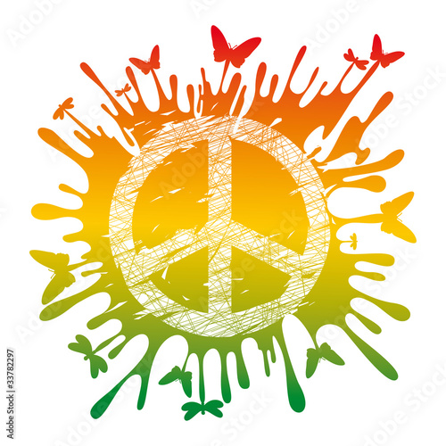 hippie peace symbol