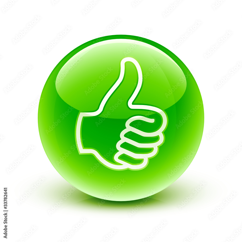 icône pouce haut ok / thumb up icon