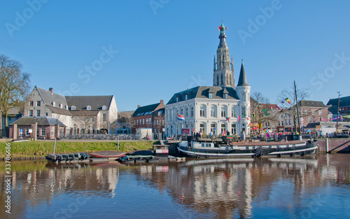 Obraz na płótnie Cityview of Breda (Netherlands) w salonie