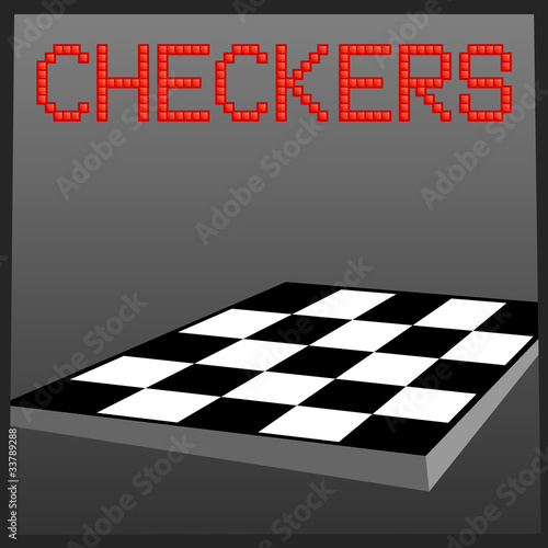 checkers online game banner