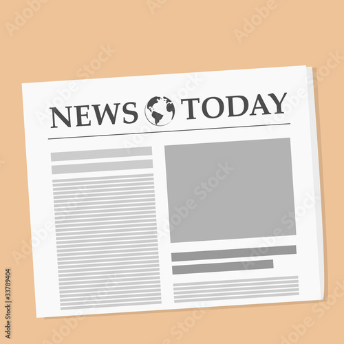 daily newspaper on the table