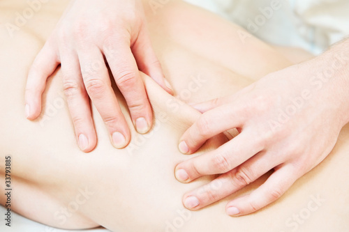 manual medical massage technique © Kadmy
