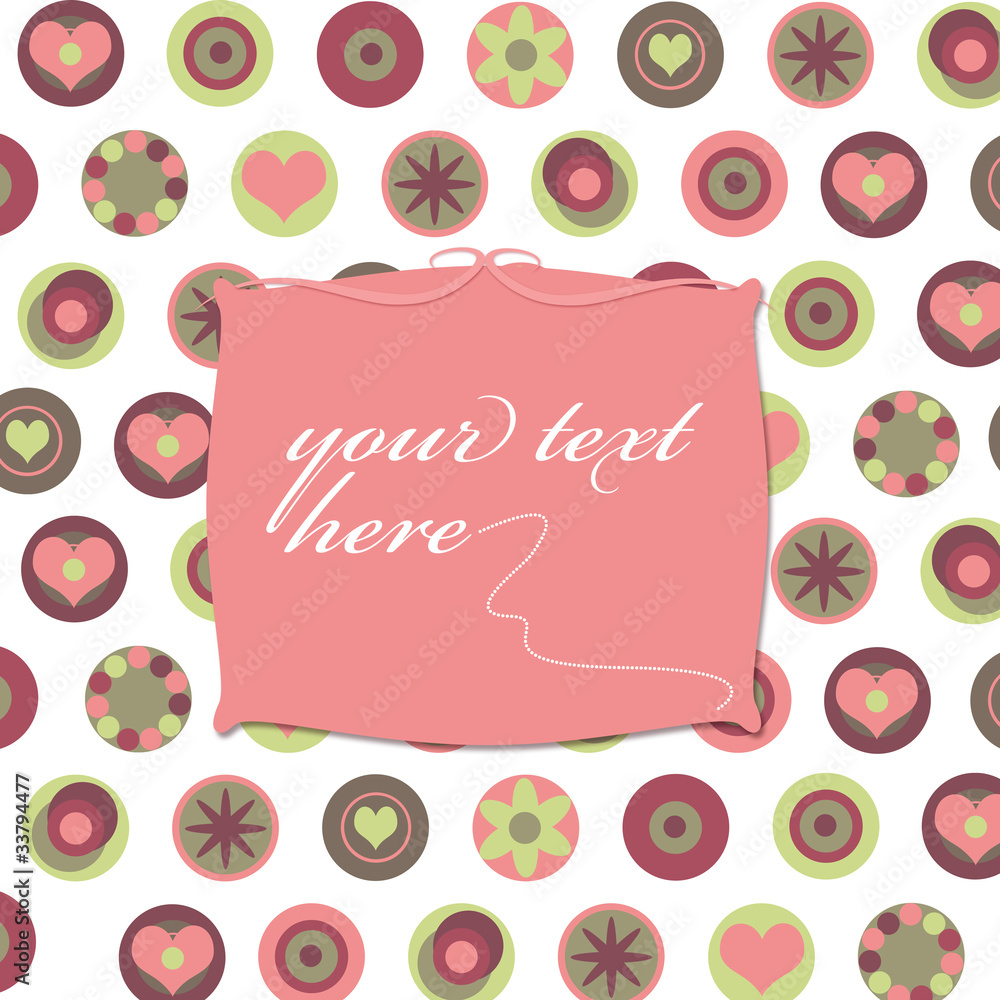 love card. square format love card. square format