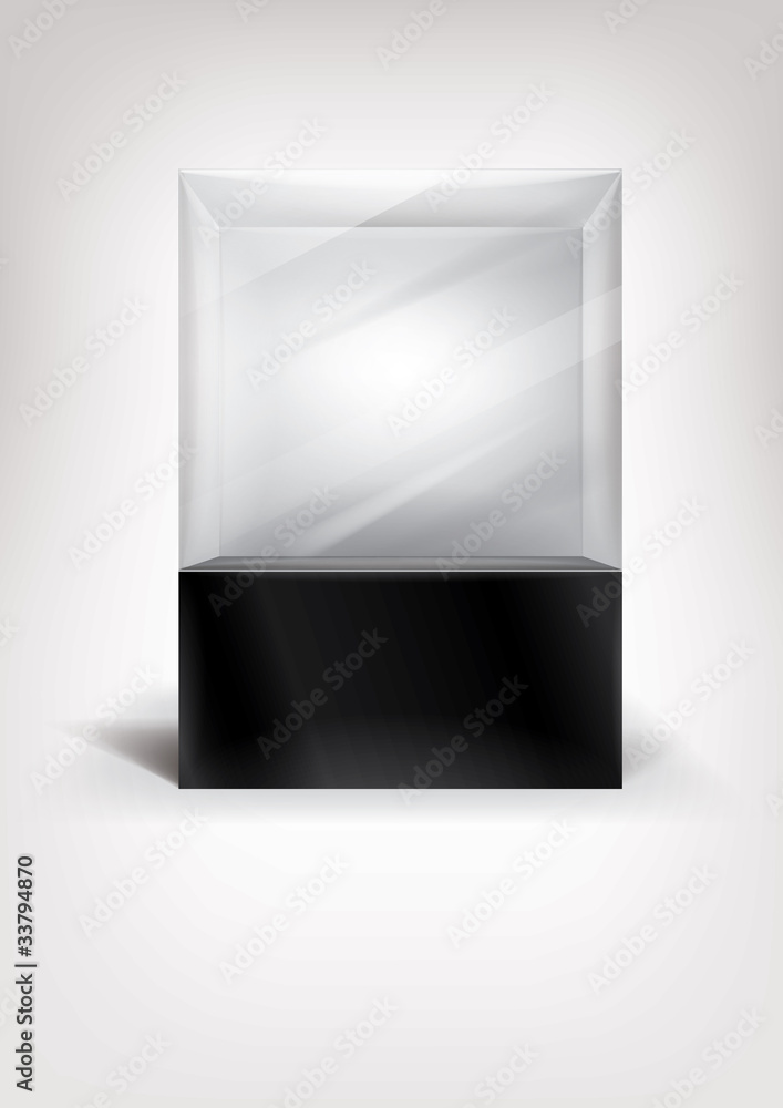 Cube transparent package