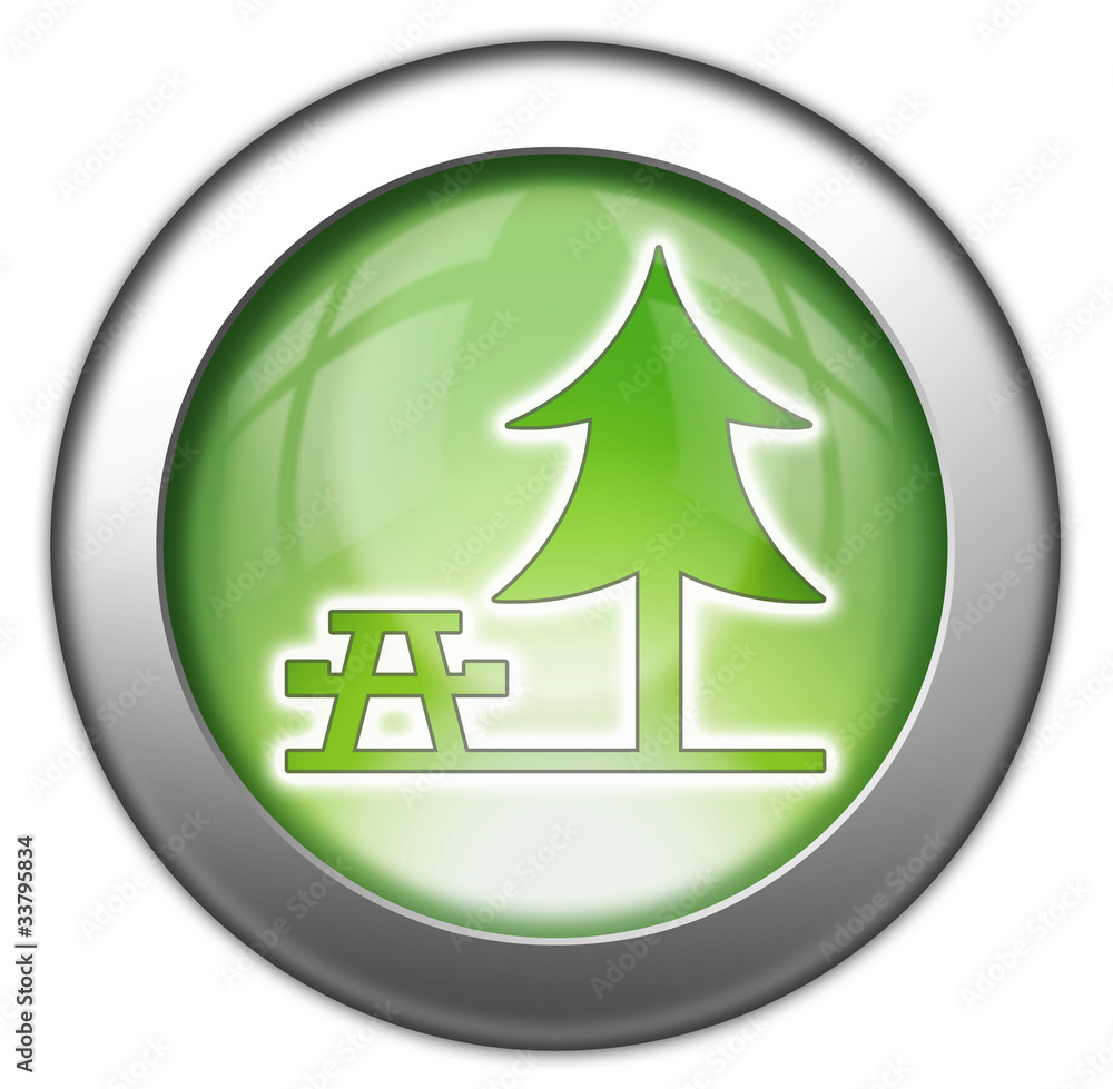 Green glossy 3D effect button Green glossy 3D effect button