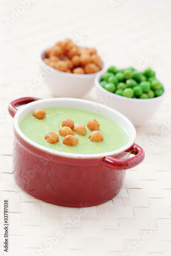 green pea soup