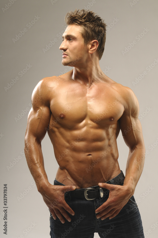 Fototapeta premium Young Strong Man