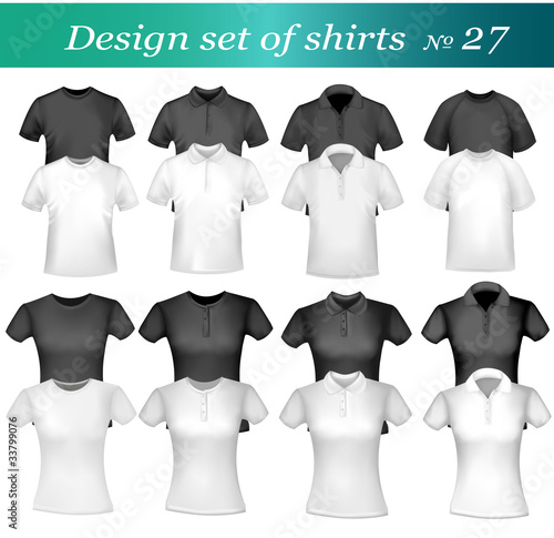 Shirts. Photo-realistic vector.