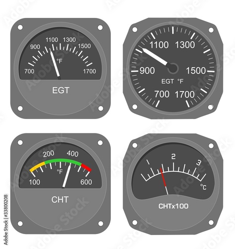 Aircraft gauges set #3