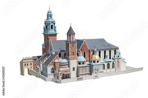 Royal Wawel Castle in Crakow - Poland  miniature #33801207