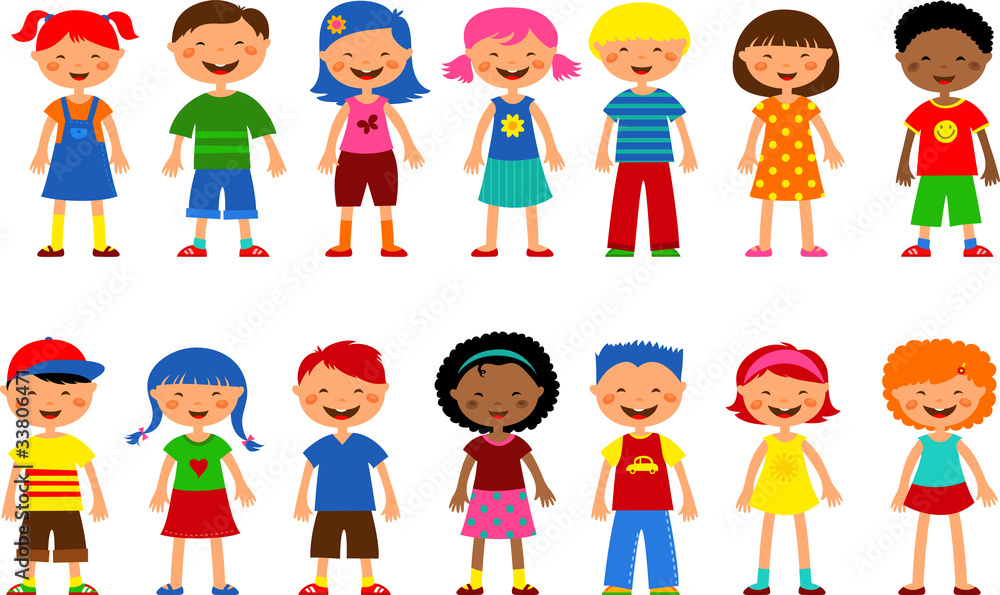 kids - set of cute illustrations, vector kids - set of cute illustrations, vector