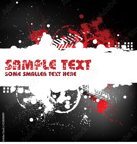 Grunge background with blots