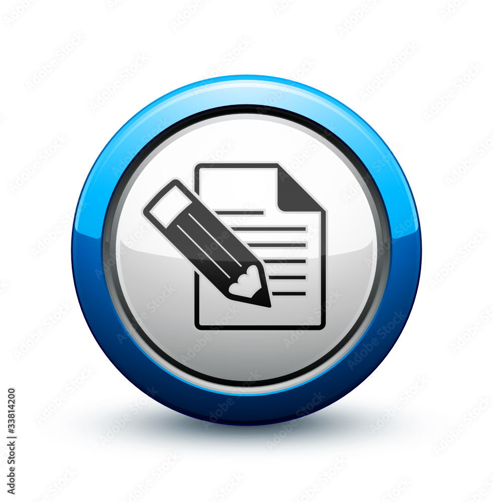 icône fichier document écriture