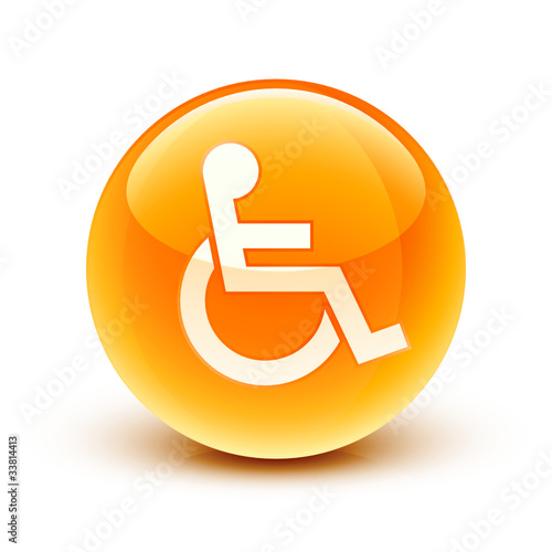 icône handicap / disabled person icon