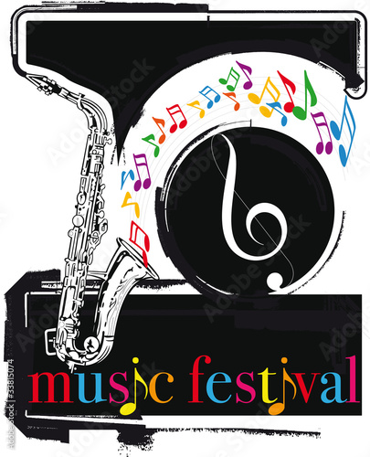 music festival. Vector illustration