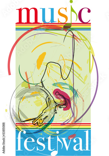 music festival. Vector illustration