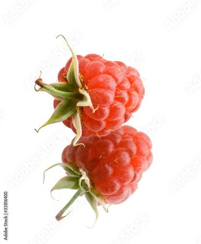 Raspberry with the mirror.