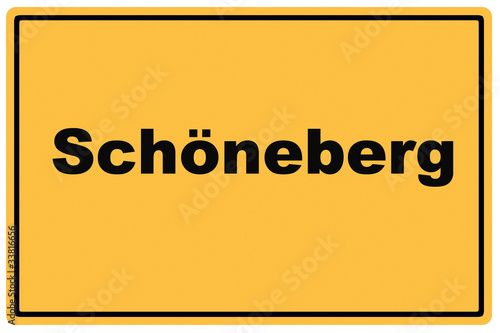 Ortsteilschild Schöneberg