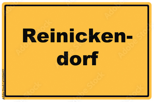 Schild Reinickendorf