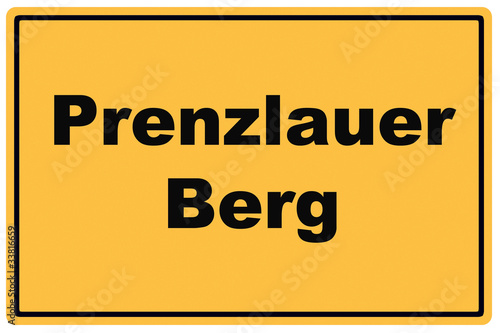 Schild Prenzlauer Berg
