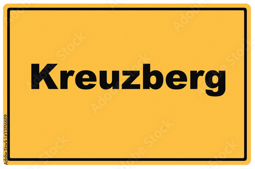 Schild Kreuzberg