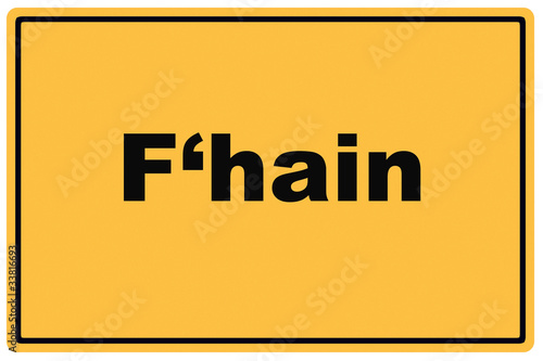 Schild F'hain
