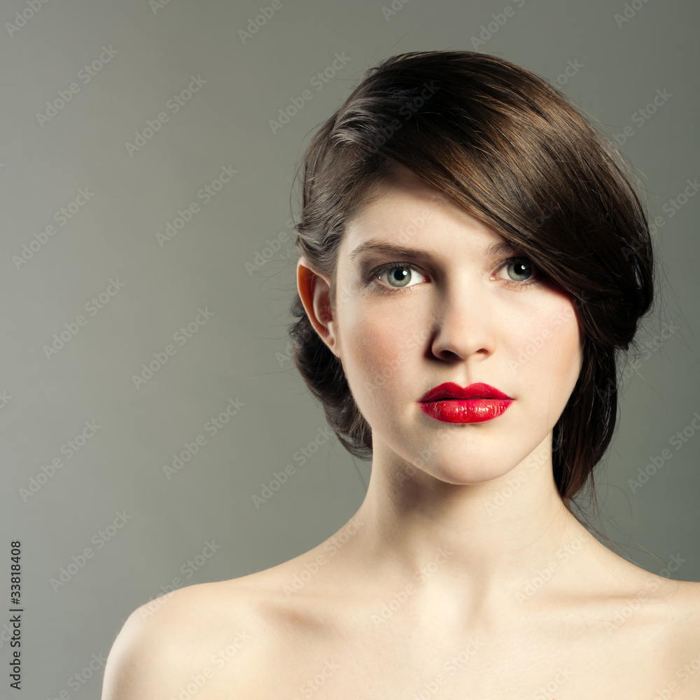 portrait of a young woman portrait of a young woman