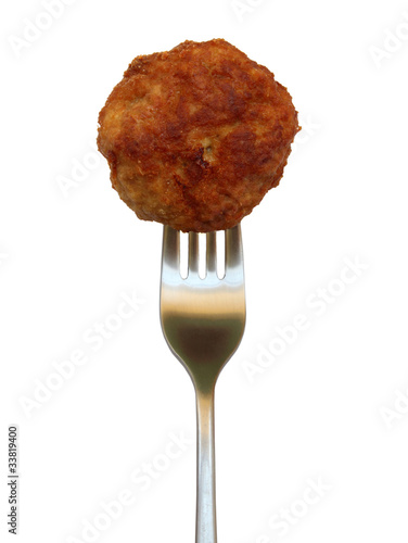 Принти на полотні meatball