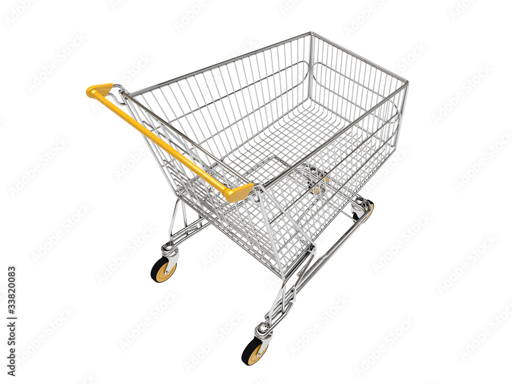 Shopping carts isolated Shopping carts isolated