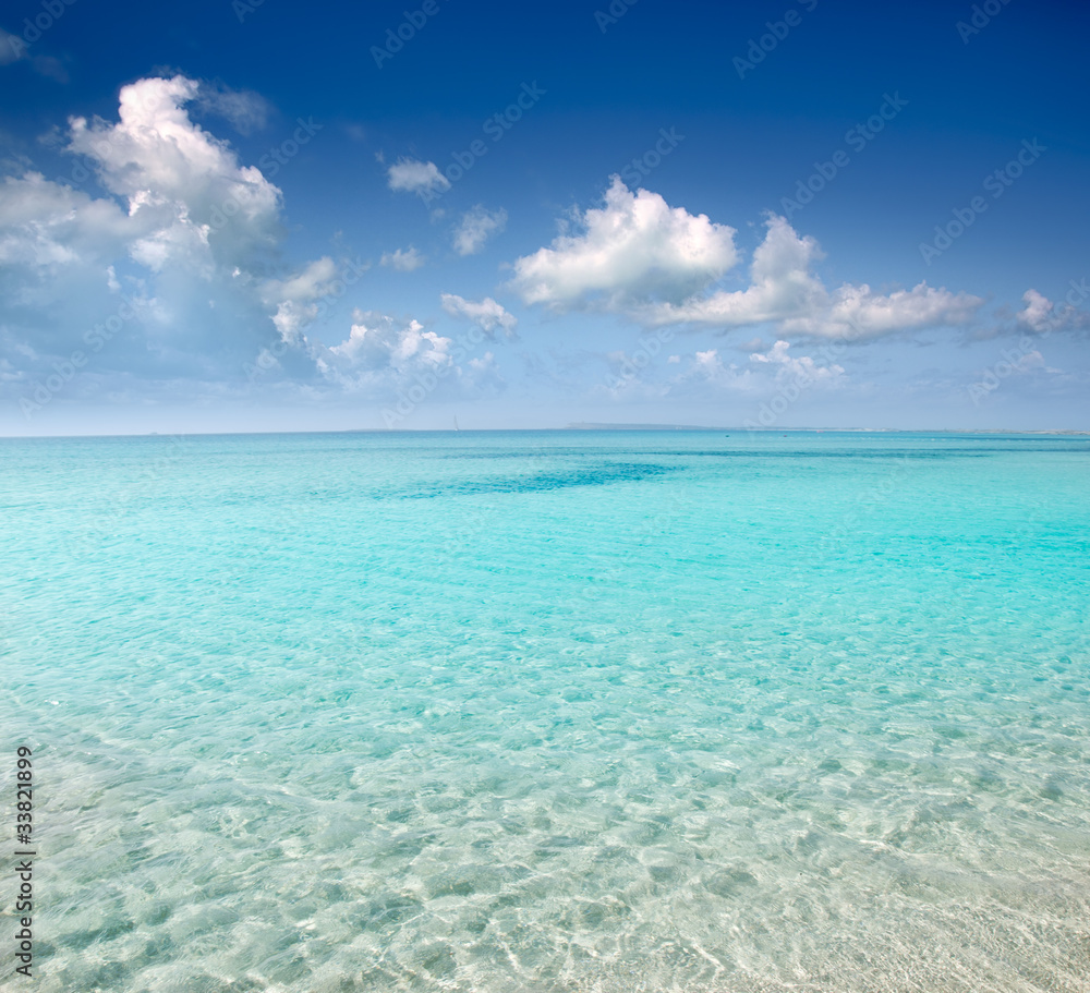 beach perfect white sand turquoise water