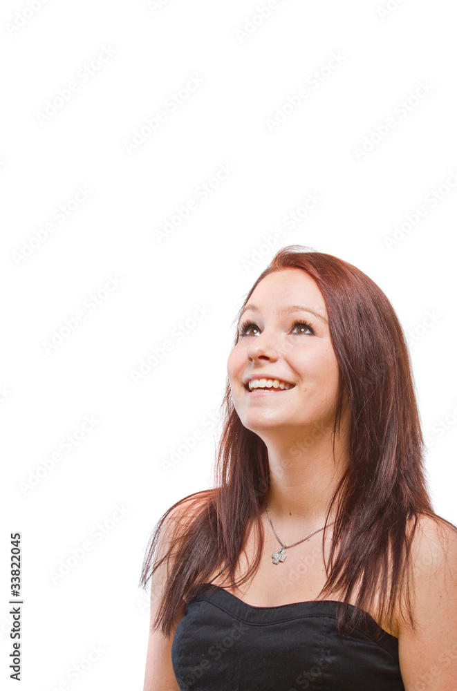 Cute young teenage girl