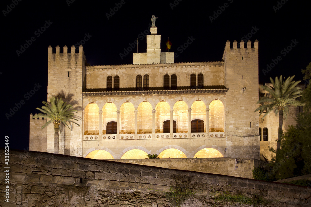 La Almudaina Palacio Real Palace in Palma de Mallorca