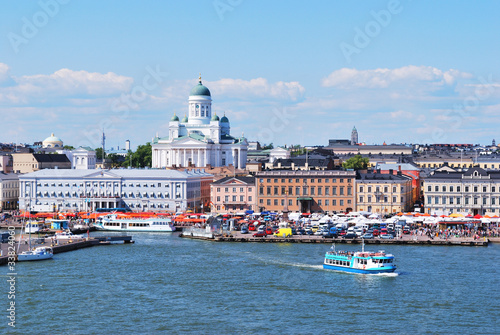 Helsinki,  view from the sea