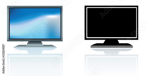 modern flatscreen high definition style television