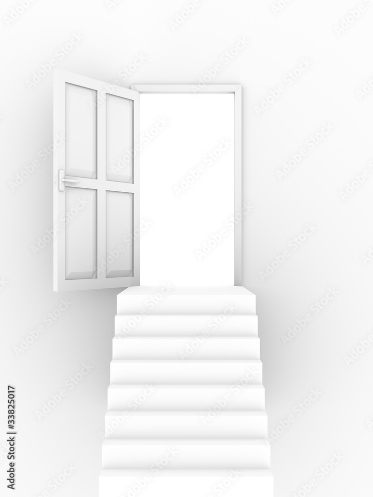 Open door stairs Open door stairs