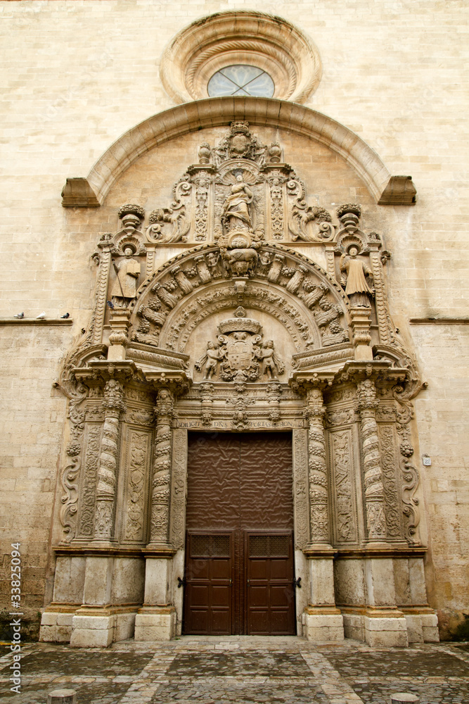 church of Montesion Monti Sion in Majorca at Palma church of Montesion Monti Sion in Majorca at Palma