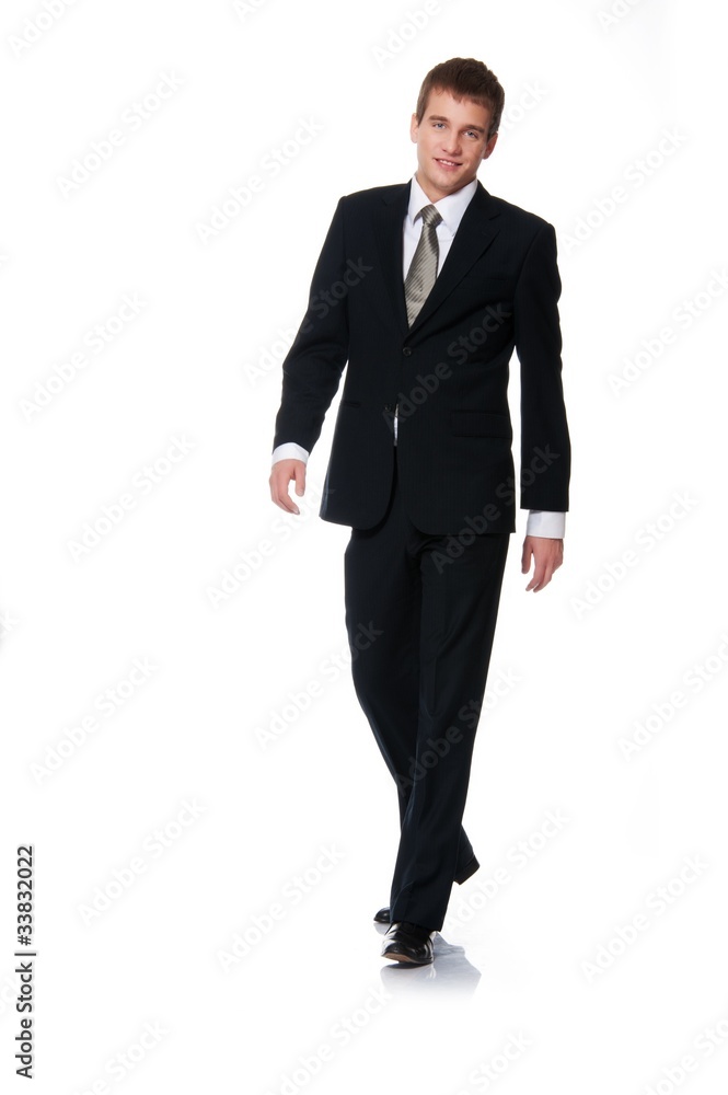 Young businessman isolated on white Young businessman isolated on white