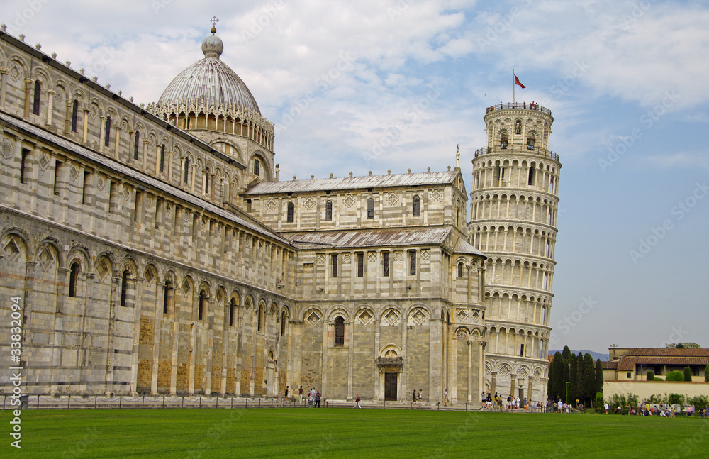 Dom von Pisa mit dem Torre pendete de Pisa