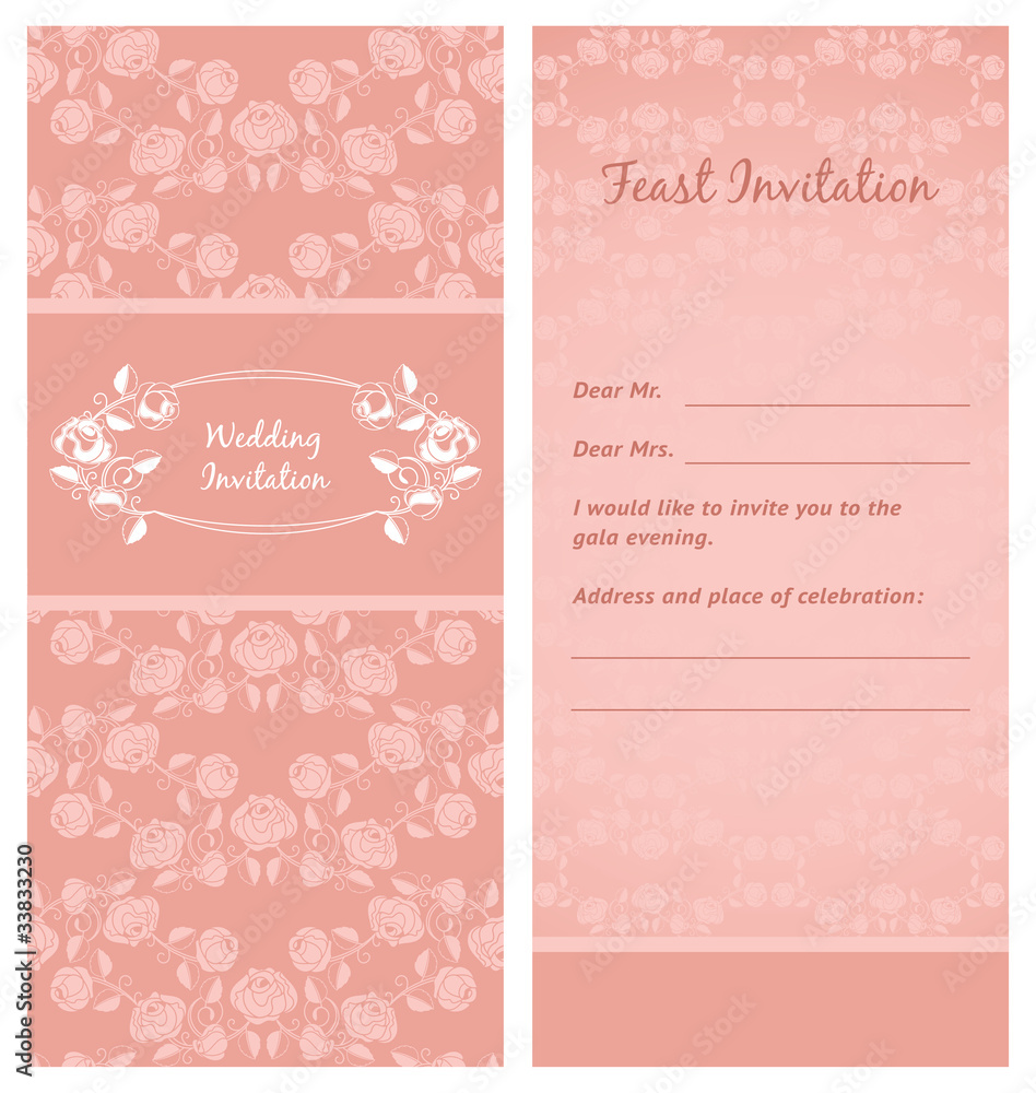 Feast-Invitation, template