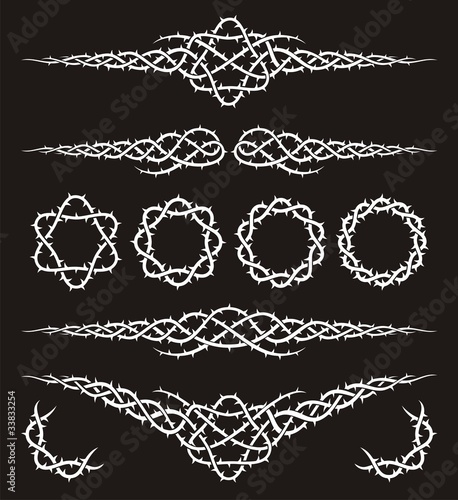 Tribal with thorns