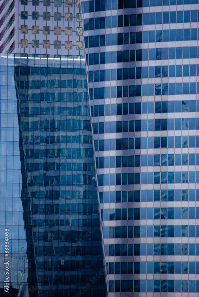 Skyscrapers in La Defense business district - Paris, France Skyscrapers in La Defense business district - Paris, France