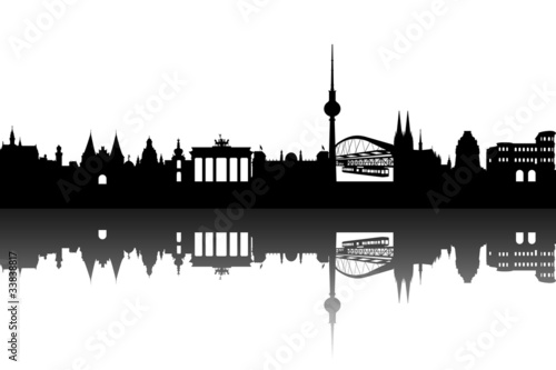 Deutschland Städte abstrakt