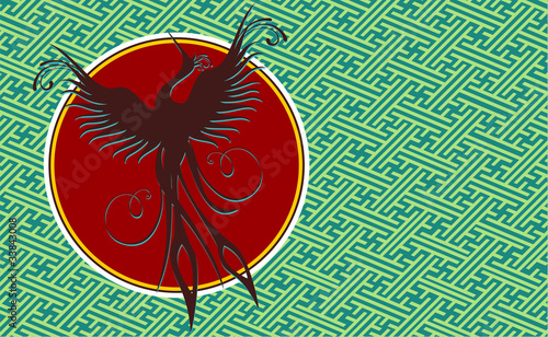 Phoenix bird background