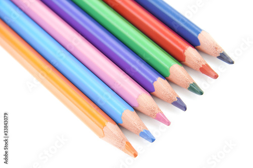 Assorted colored pencils