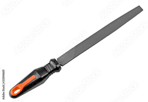 Fotografie metal file isolated over white