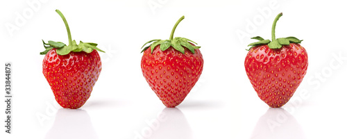 Three Strawberries