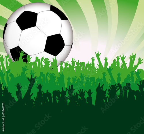Fußball Jubel Grün